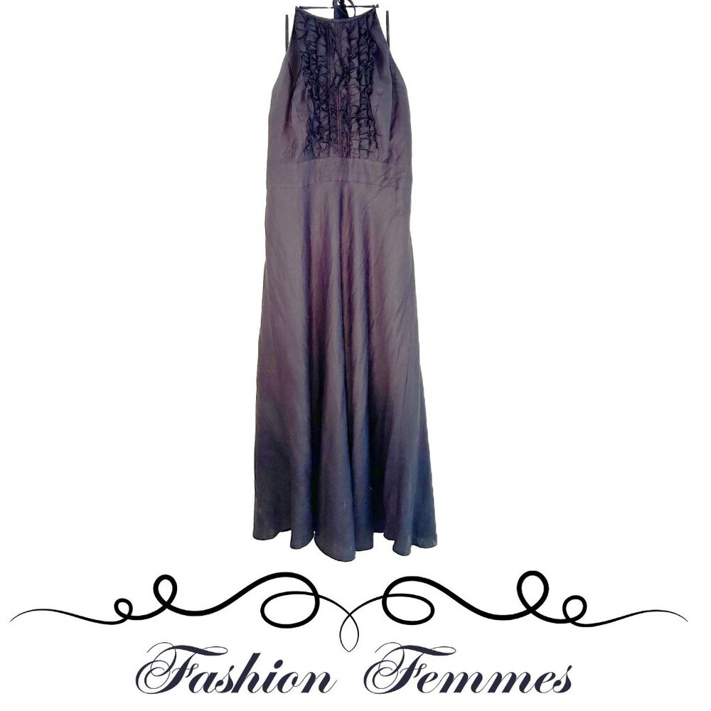 Lennie Black Halter Dress